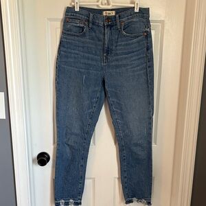 Madewell High Rise Slim Boyfriend Sz 26